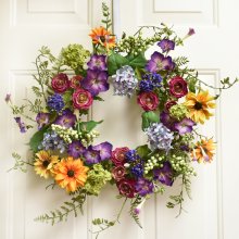 (image for) Garden Summer Wreath WR4982 Out of Stock