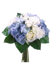 (image for) Blue Cream Hydrangea Bouquet FBQ030-BL/CR