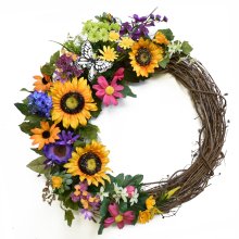 (image for) Summers Garden Wreath WR5025
