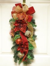 (image for) Christmas Centerpieces or Swag - with Ornaments CR1306