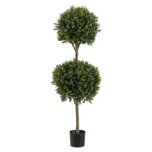 (image for) 4' Double Ball-Shaped Boxwood Topiary Tree # TP274