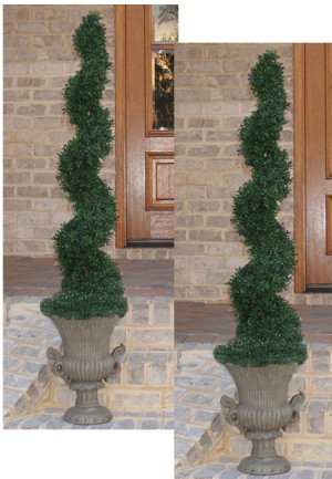 (image for) 4' Artificial Boxwood Topiary -Silk Plant TP2-4BX-160