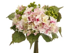 (image for) Pink Lilac Hydrangea/Berry Bouquet FBQ948-PK/LL
