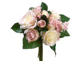 Pink Cream Hydrangea Bouquet FBQ029-PK/CR