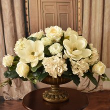 (image for) Grande Cream Floral Design with Magnolias and Roses AR431