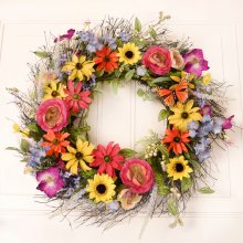 (image for) Summer Garden Wreath WR4965 Out of Stock