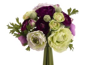 (image for) Purple Green Ranunculus Bouquet