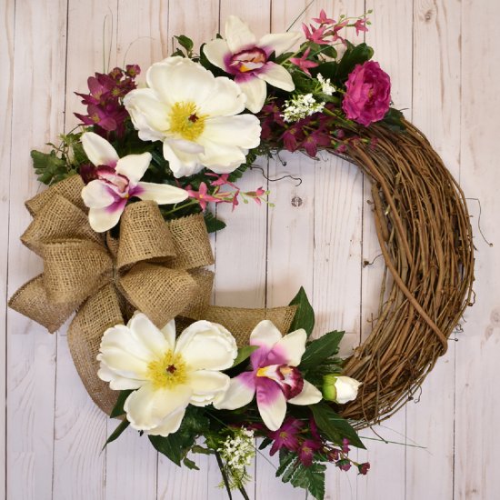 (image for) Magnolia Orchid Wreath WR5035 TEXT_CLOSE_WINDOW