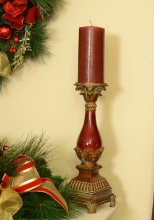 (image for) Red and Gold Candlestick