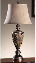 Bronze and Green Table Lamp, CVOMD015