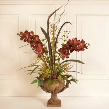 (image for) Vanda Orchid Silk Flower Arrangement O161