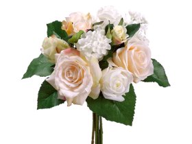 (image for) Hydrangea Bouquet Peach Cream FBQ029-PE/CR