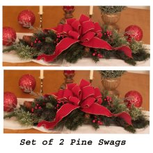 Set of 2 Holiday Table Centerpieces CR1030 Christmas-Decorations