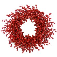 (image for) CR4651 Christmas Red Berry Wreath