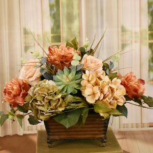 (image for) Watercolors Hydrangea Floral Centerpiece AR493
