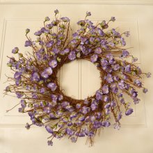 (image for) Purple Cherry Blossom Wreath WR4963