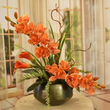 Contemporary Cymbidium Orchid Floral Design O185