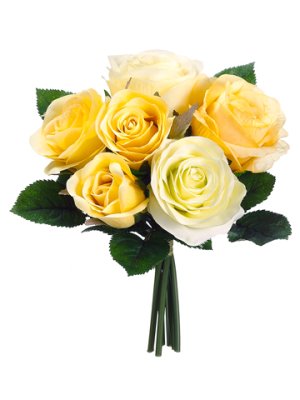 (image for) Rose Bouquet Two Tone Yellow FBQ481-YE/TT