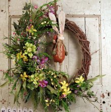 (image for) Crescent Grapevine Wreath with Rabbit WS 2150 Out of Stock