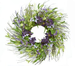 (image for) Purple and Lavender Wispy Wreath Out of Stock
