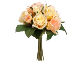 Rose Bouquet Yellow Peach FBQ325-YE/PE