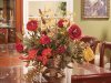 (image for) Red and Gold Silk Rose Arrangement AR102-120