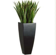 Tall Green Variegated Artificial Plant GRWP7757