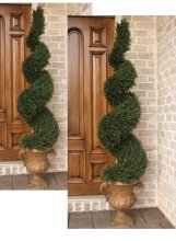 (image for) Set of 2 Spiral Rosemary Artifiical Topiaries TP2-4RS-275