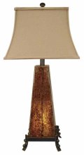 (image for) Amber Rock Glass table lamp, CVAQP636