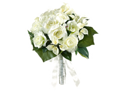 (image for) Cream Bouquet w/Pearl Accents FBX682-CR