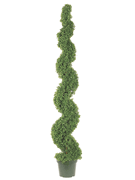 6' Cedar Spiral Topiary -Artificial Cedar Spiral Topiary Tree TP