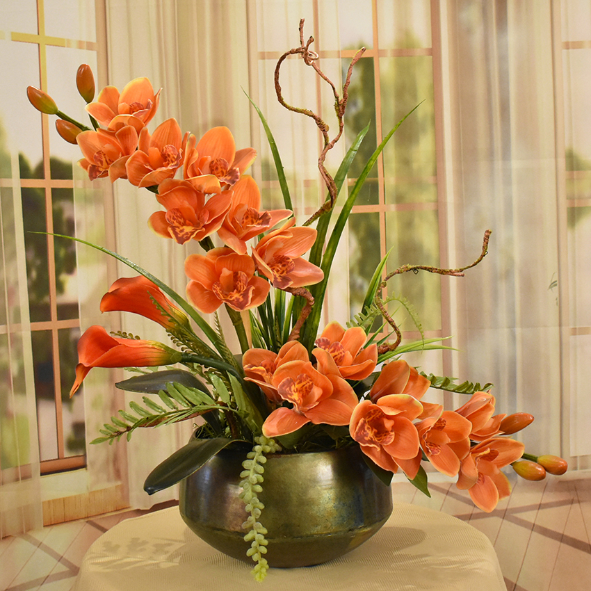 (image for) Contemporary Cymbidium Orchid Floral Design O185 TEXT_CLOSE_WINDOW