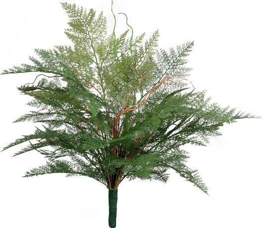 (image for) 25" PLASTIC LACE FERN BUSH- S1943XX (12 piece min) TEXT_CLOSE_WINDOW