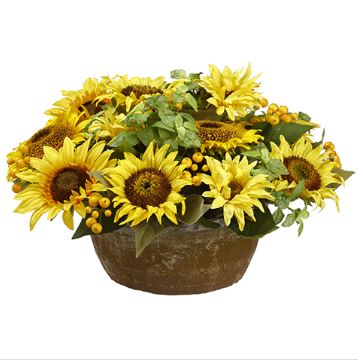 (image for) Sunflower Silk Flower Arrangement ARWF9106 TEXT_CLOSE_WINDOW